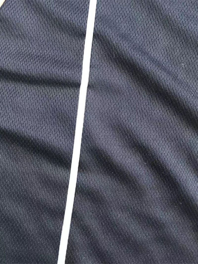 Męskie T-shirty Z Krótkim Rękawem I Prostym Dekoltem W Kształcie Biżuteri - Czarny