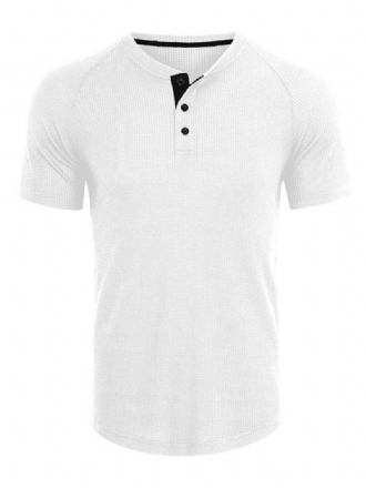T-shirty Męskie Casual Z Okrągłym Dekoltem Krótkimi Rękawami I Dużymi Rozmiarami